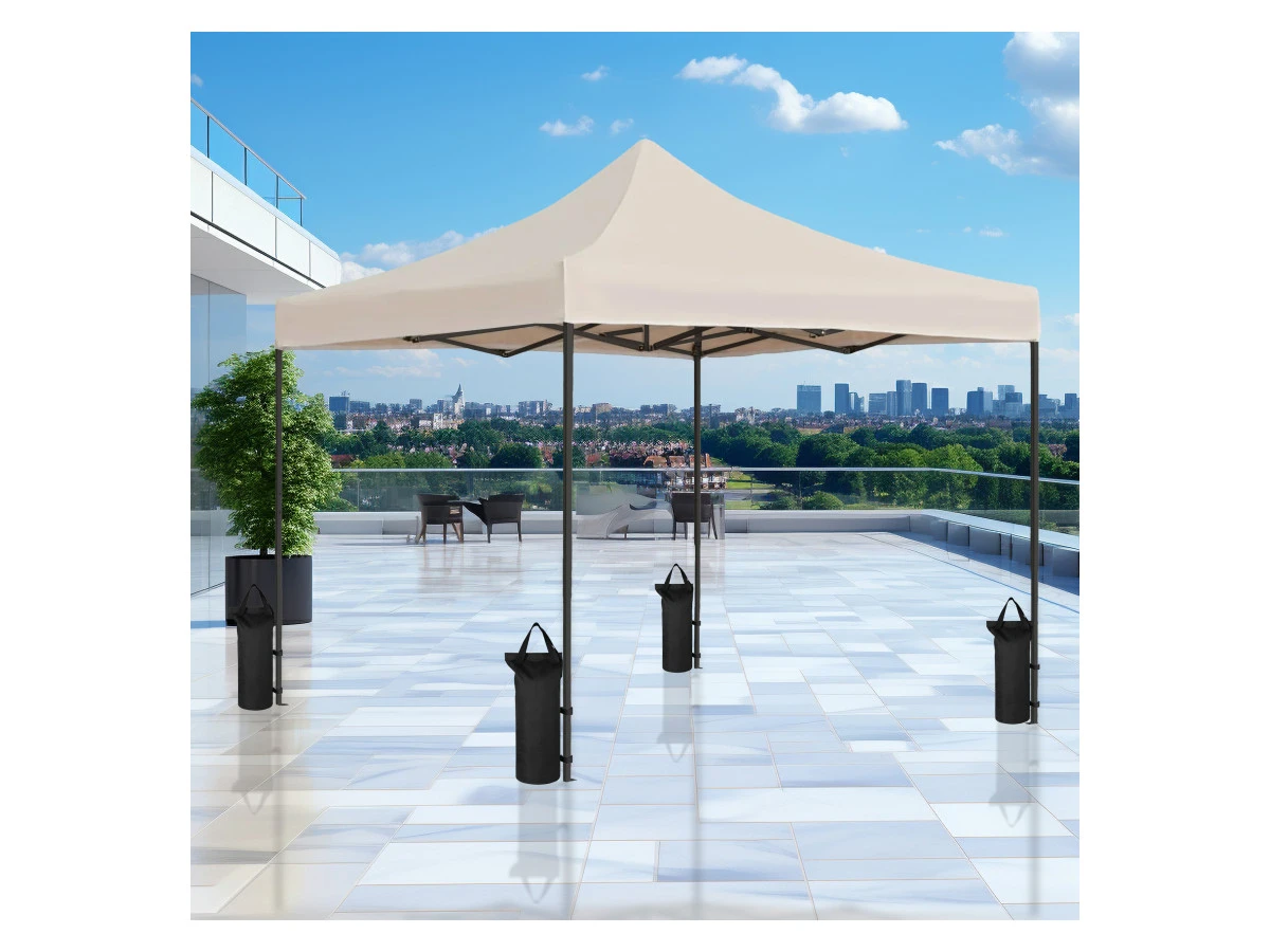 Brixy 3 x 3 mter opvouwbare partytent - Cream