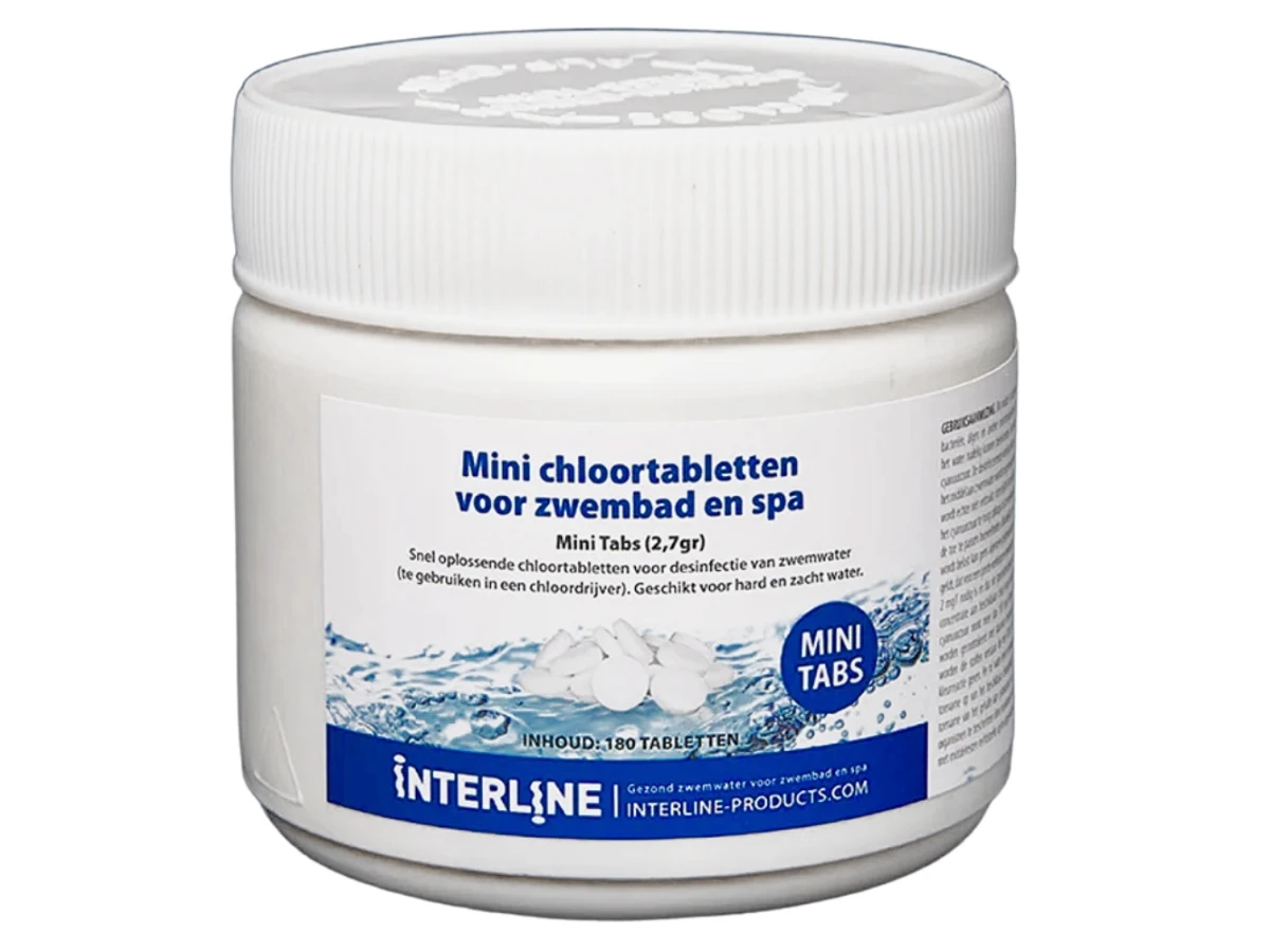 Interline mini chloortabletten - 180 stuks