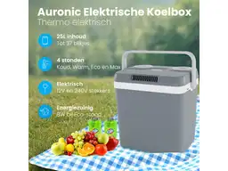 Auronic 25 liter koelbox - Grey