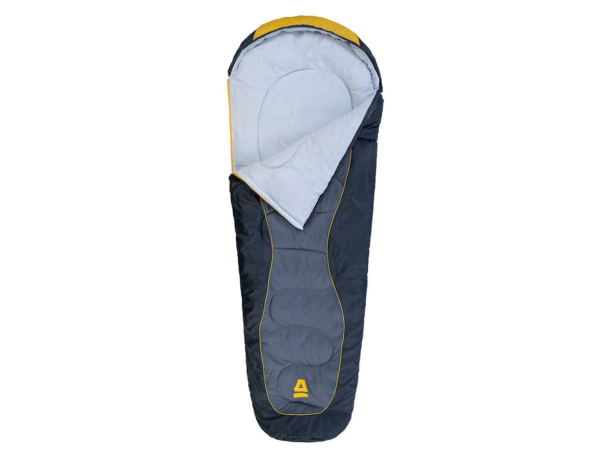 Abbey Camp Berlin mummy slaapzak - Grey/Yellow