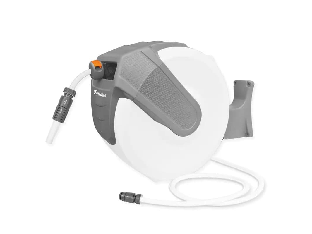 Bradas White line witte wandslangenbox - 35 meter