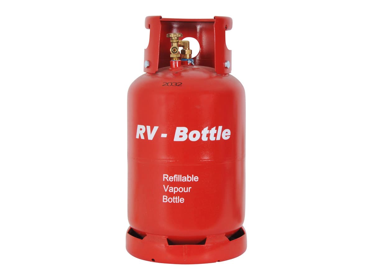 Badé 27 liter stalen staande LPG tank