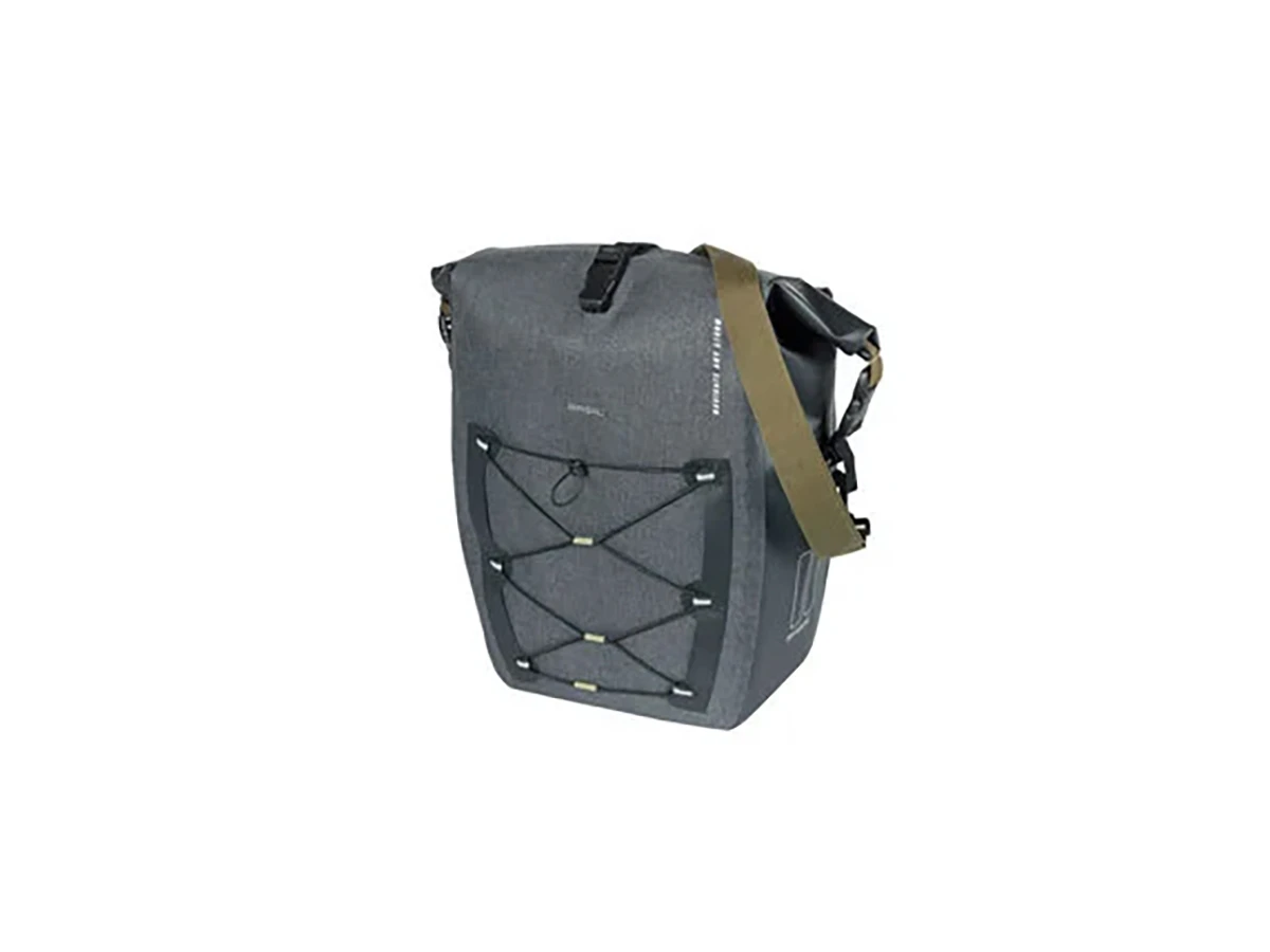 Basil Navigator Storm L enkele fietstas 15-31 Liter - Black