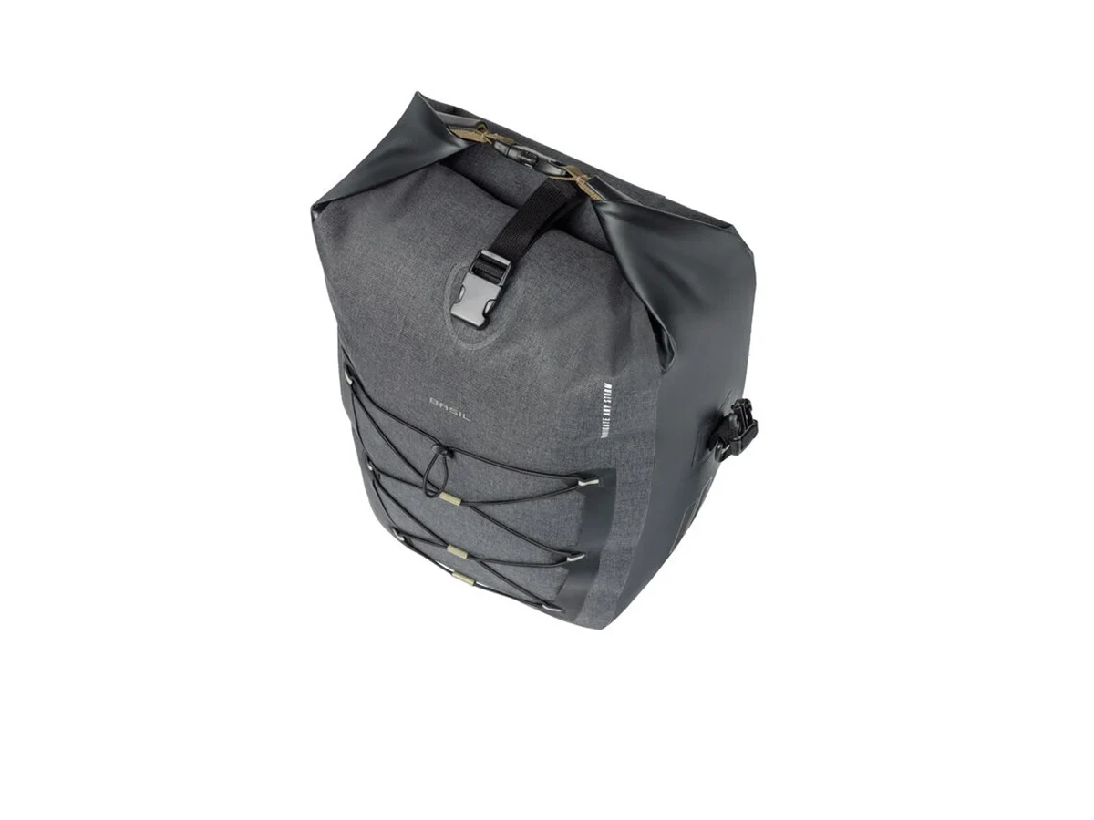 Basil Navigator Storm L enkele fietstas 15-31 Liter - Black