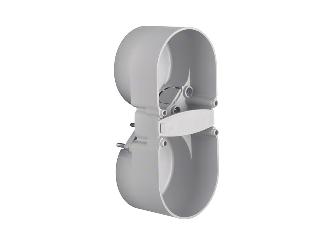 Berker integro 2V diepte van 37 mm inbouwdoos - grey