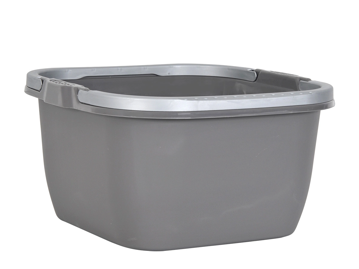 Bo-Camp 18,5 liter afwasbak met hengsel - Grey