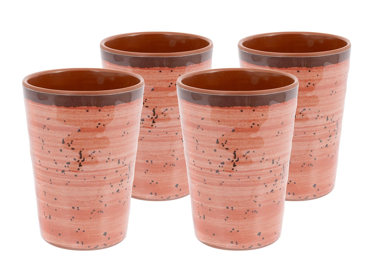 Bo-Camp Halo Clay beker - set van 4