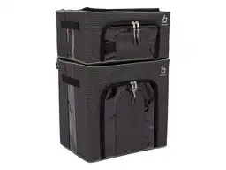 Bo-Camp opvouwbare opbergboxen - set van 2