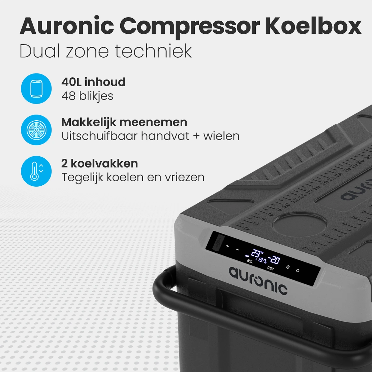 Auronic compressor koelbox - 40 liter