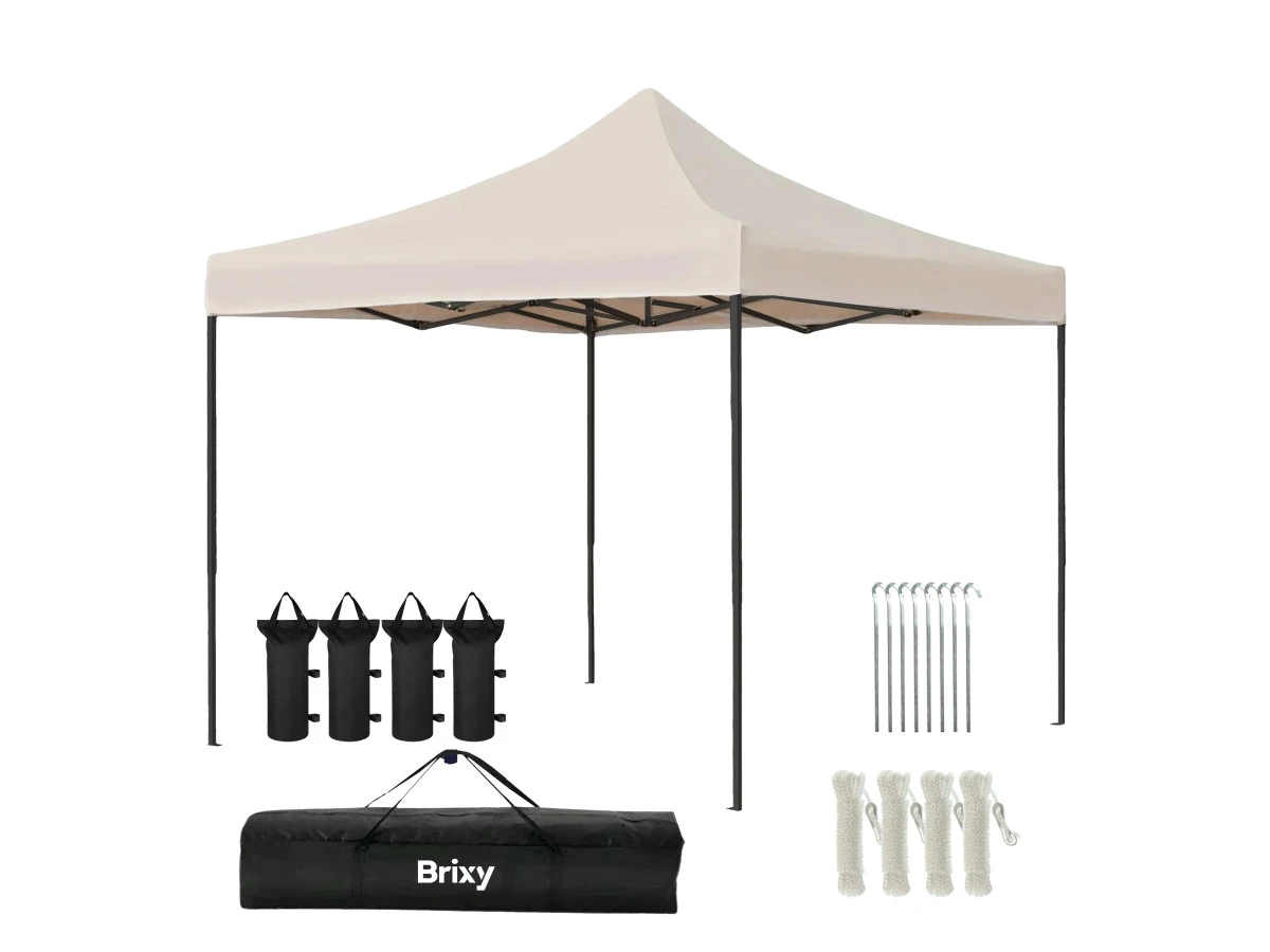Brixy 3 x 3 mter opvouwbare partytent - Cream