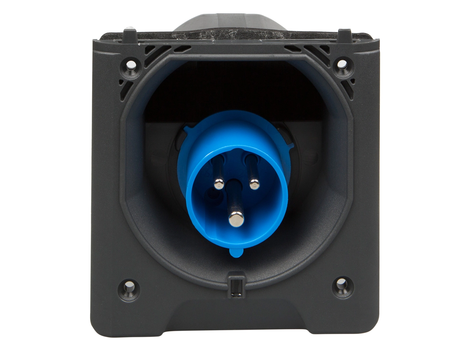 BBA CEE buitenwand stekkerdoos - black