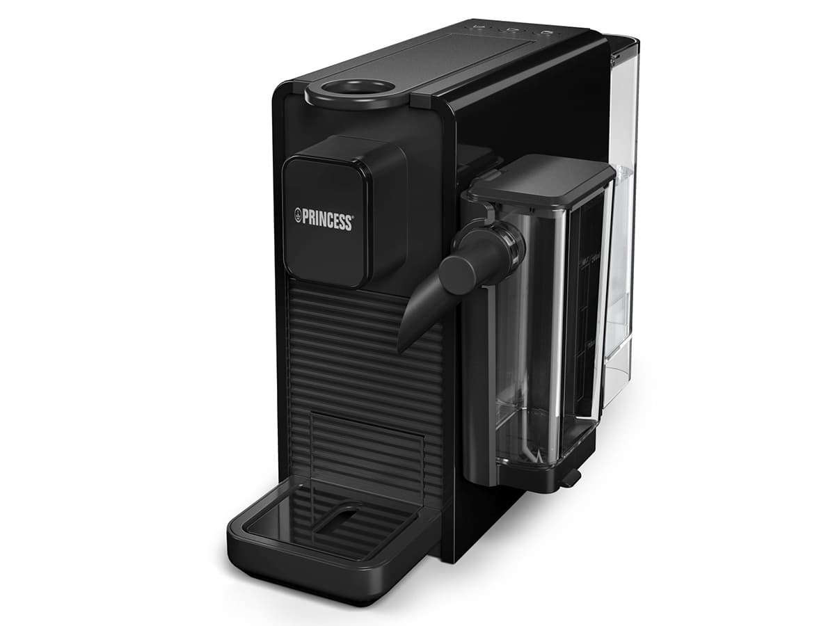 Princess Capsule koffiemachine met melkopschuimer