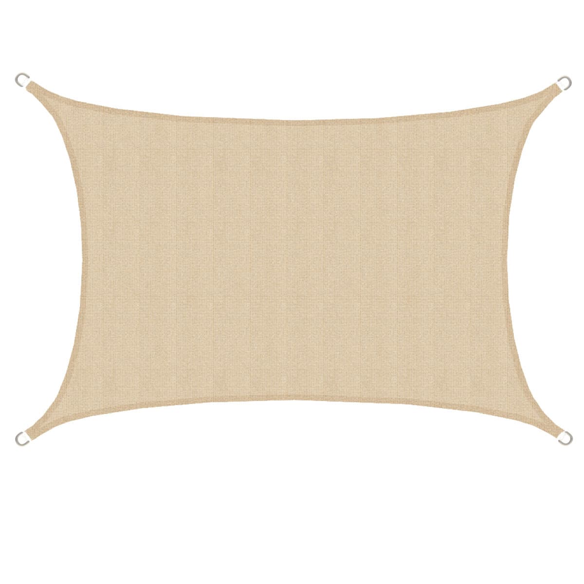 AMANKA 4 x 3 HDPE schaduwdoek - Beige
