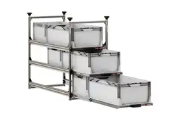Nova Racks Serie M 3 Levels schuifopbergsysteem - 40x90x112 cm