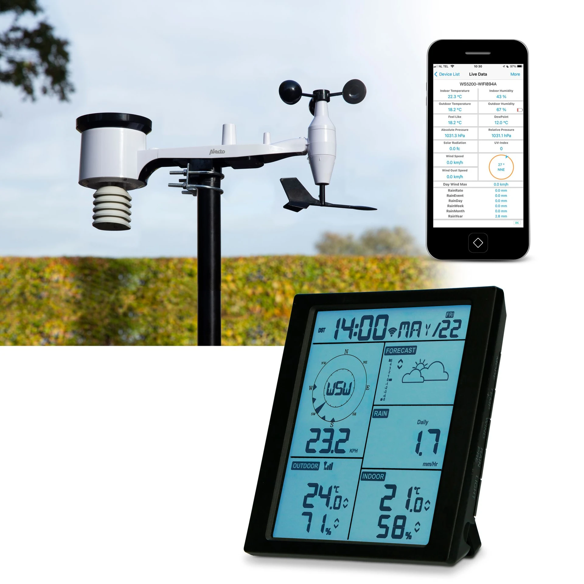 Alecto ws5200 weerstation