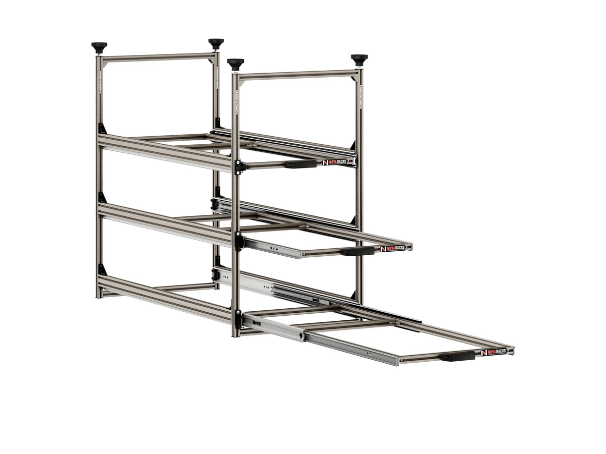 Nova Racks Serie M 3 Levels schuifopbergsysteem - 40x90x112 cm