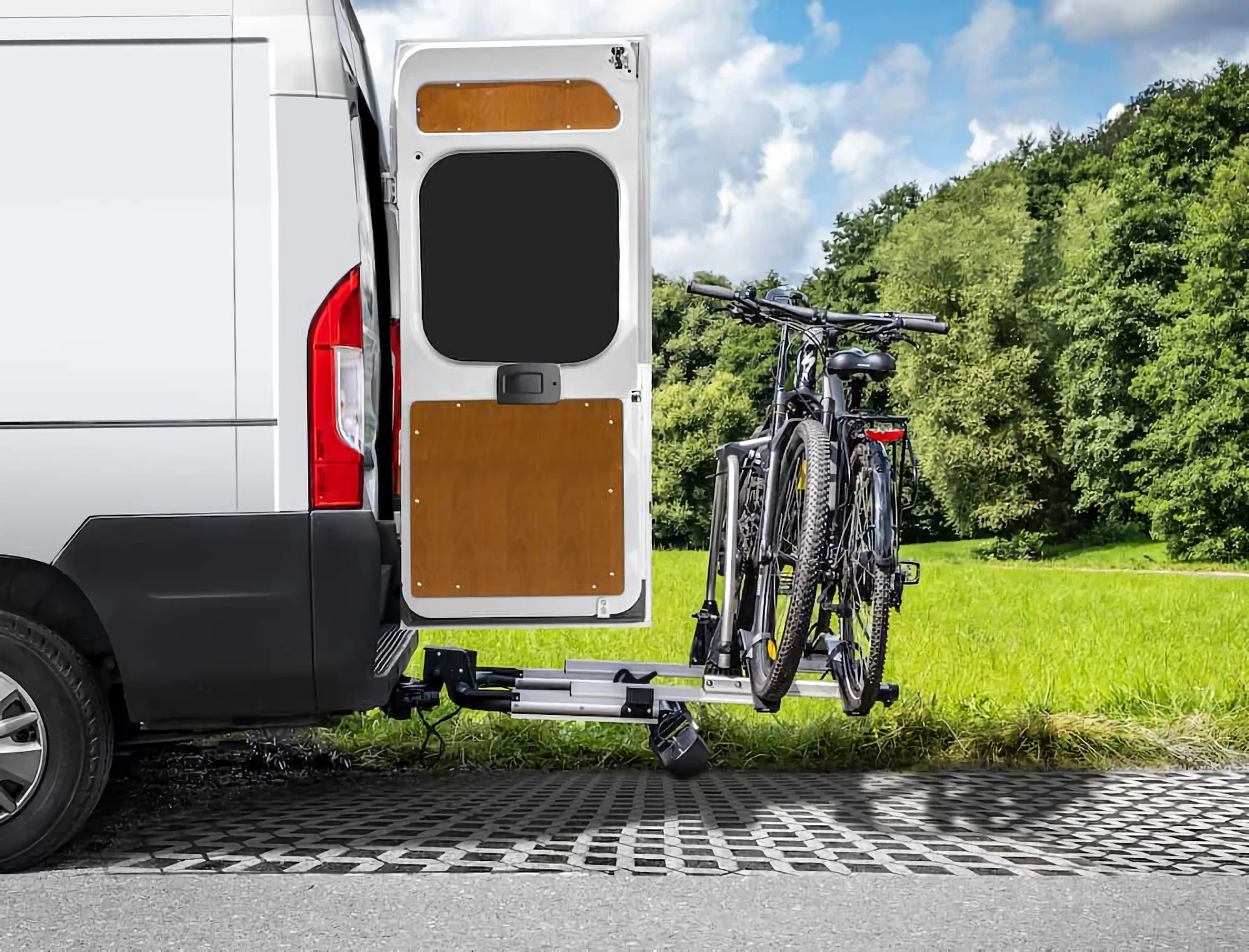 Enduro SD260 buscamper fietsendrager - silver