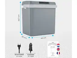 Auronic 25 liter koelbox - Grey