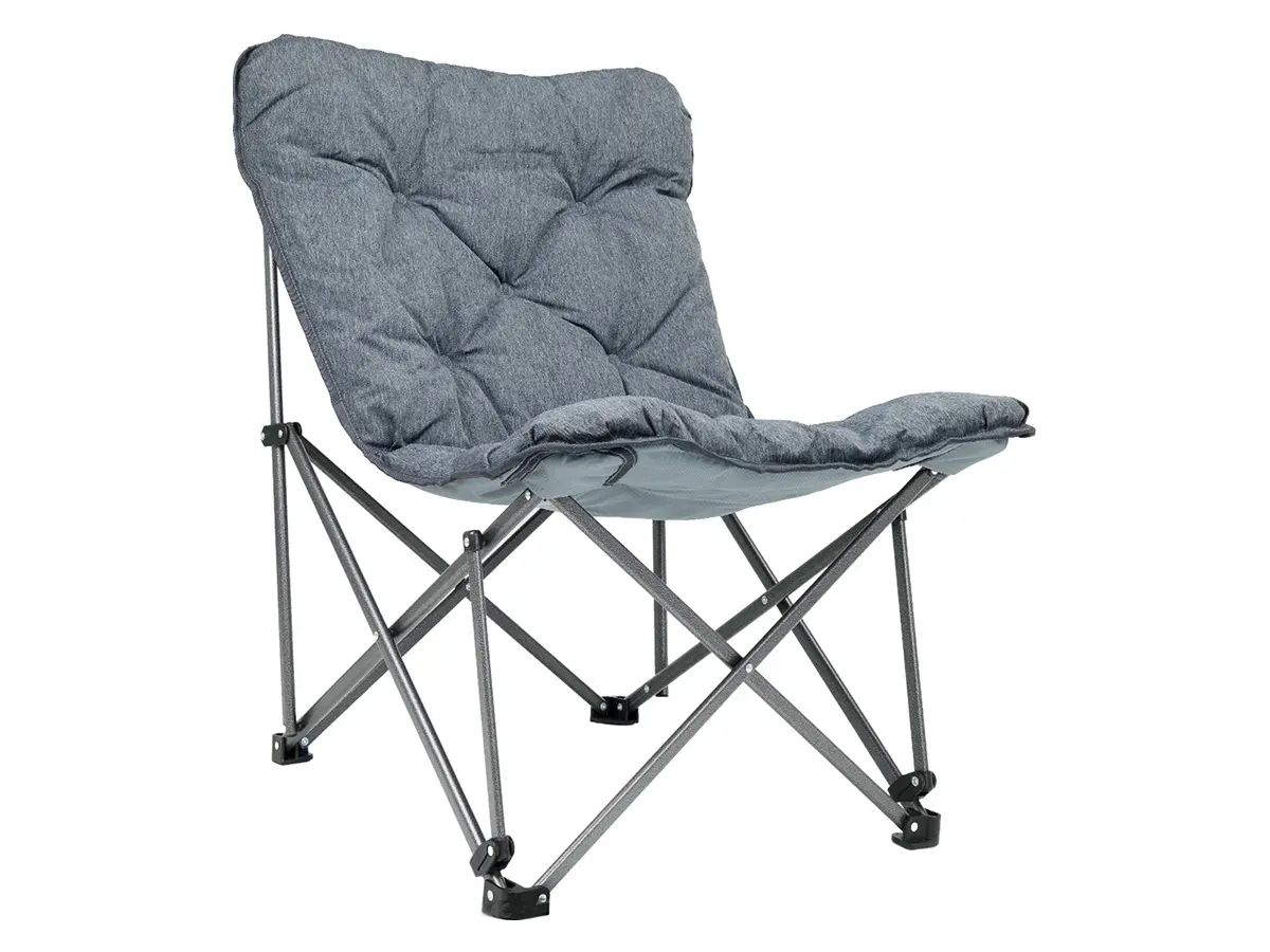 TRVLMORE vlinderstoel met draagtas - Grey