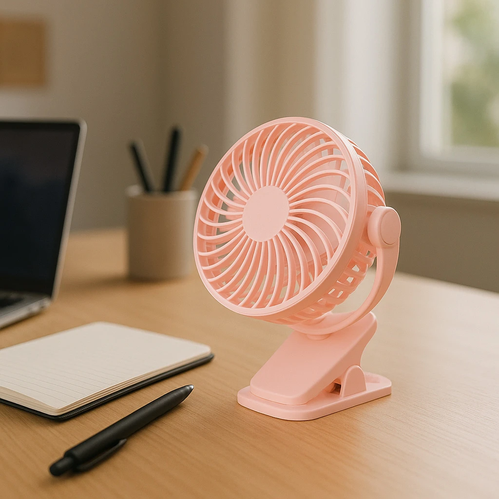 Fullcomfort A-Flow Clip-on Mini USB ventilator - Pink