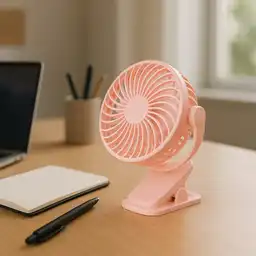 Fullcomfort A-Flow Clip-on Mini USB ventilator - Pink