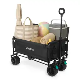 Vonroc 120 kg bolderkar met zitfunctie