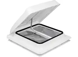 Fiamma Turbo Vent 40 x 40 dakluik met ventilator - white