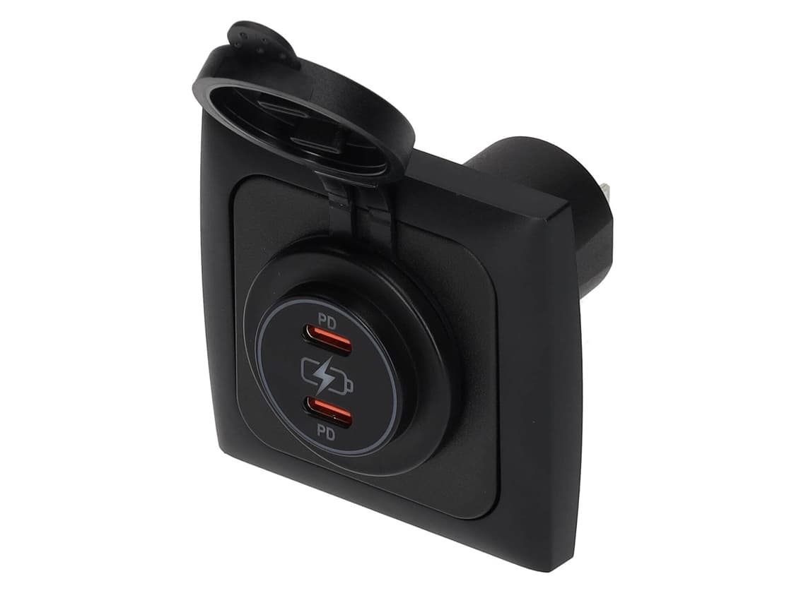 HABA 2x USB-C PD 36W snelladers inbouwdoos