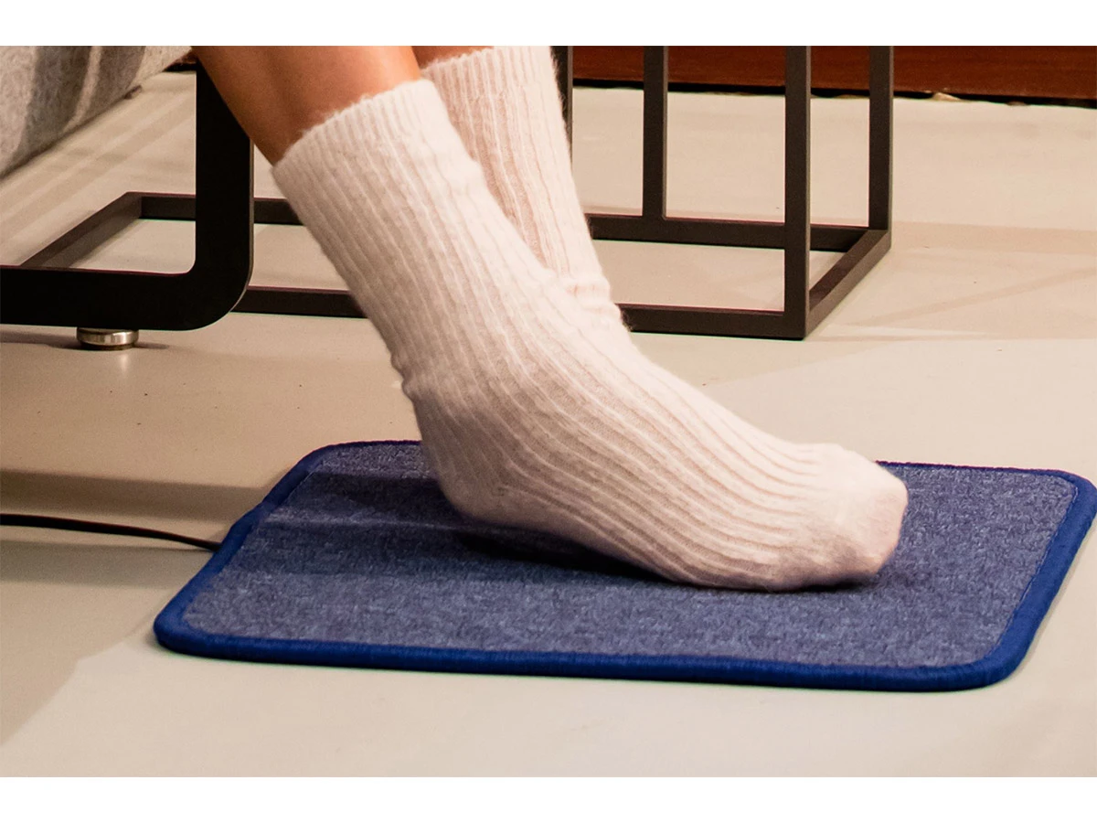 HEATEK 50 x 40 cm infrarood voetenmat - blue