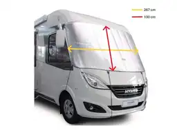 Hindermann universele raamisolatie voor integraal camper - 2,67 x 1,3 meter