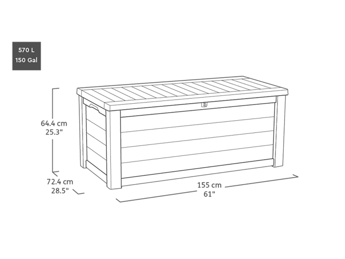 Keter Westwood opbergbox