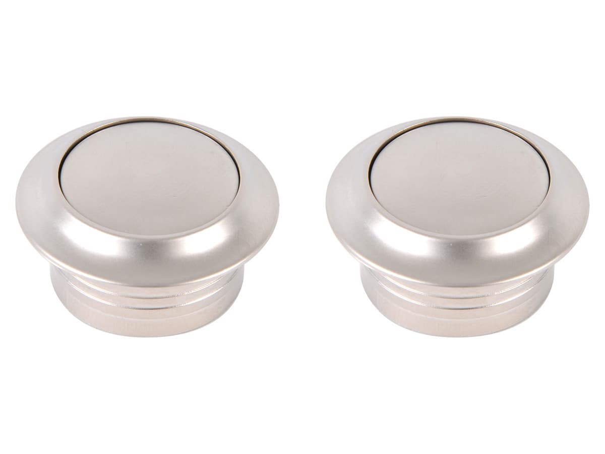 Push-lock knoppen - silver
