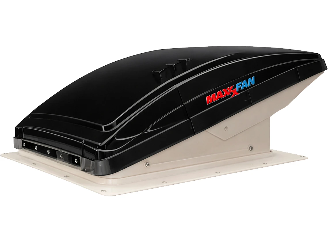 Maxxfan Deluxe 40 x 40 dakluik met ventilator - smoke