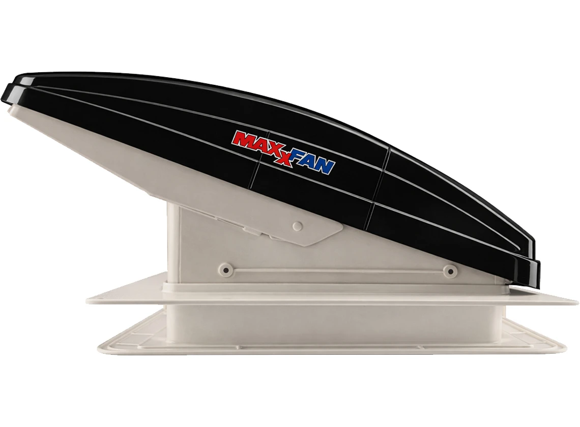 Maxxfan Deluxe 40 x 40 dakluik met ventilator - smoke