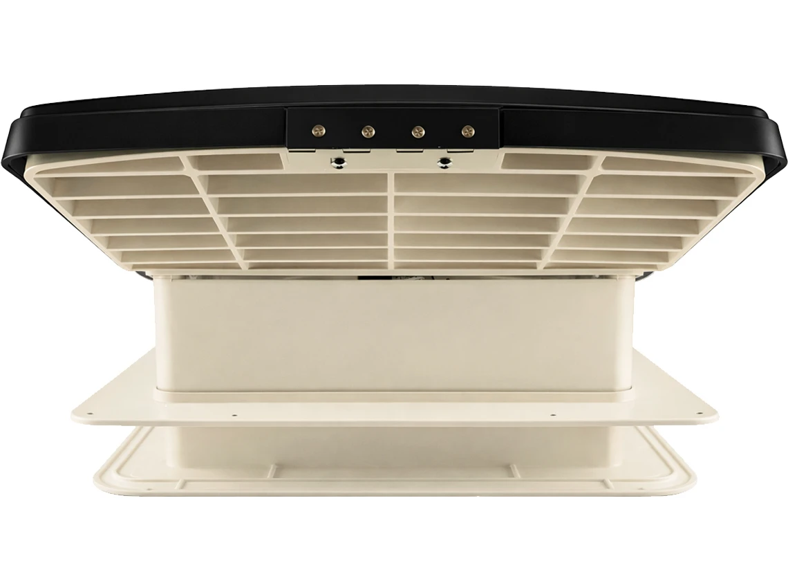 Maxxfan Deluxe 40 x 40 dakluik met ventilator - smoke