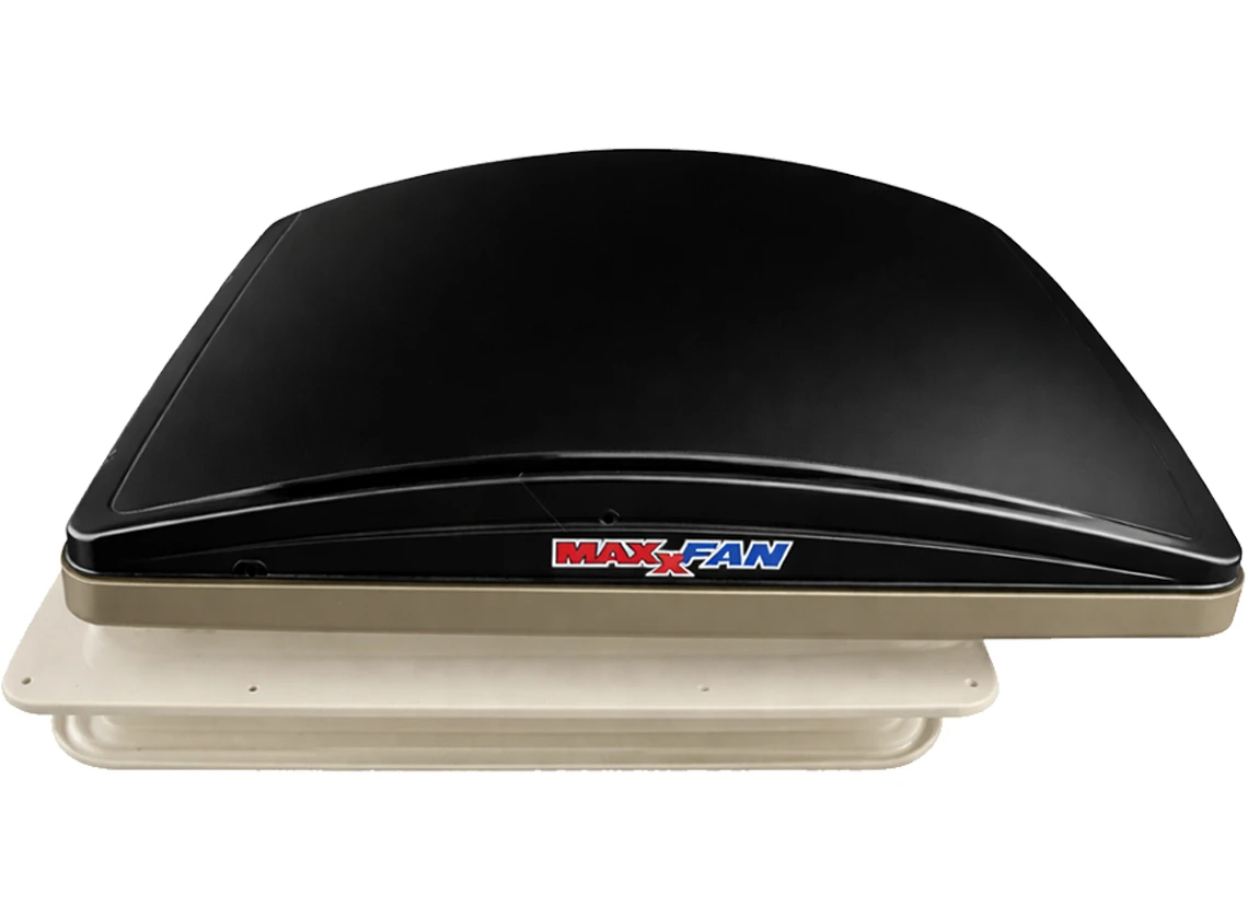 Maxxfan Deluxe 40 x 40 dakluik met ventilator - smoke
