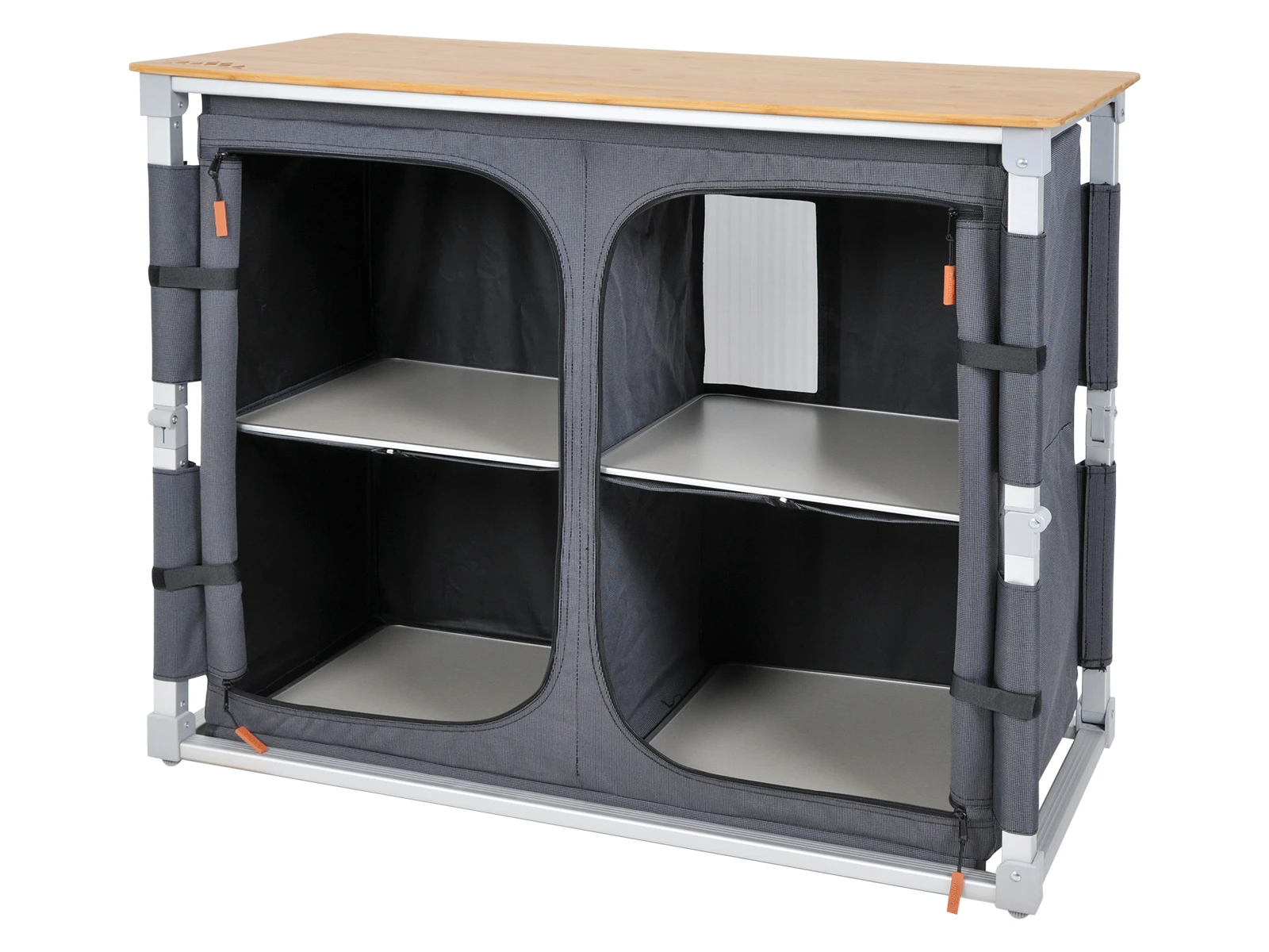 Obelink Ravenna Bamboo Quick campingkast - Grey