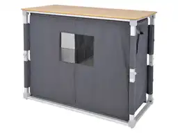 Obelink Ravenna Bamboo Quick campingkast - Grey