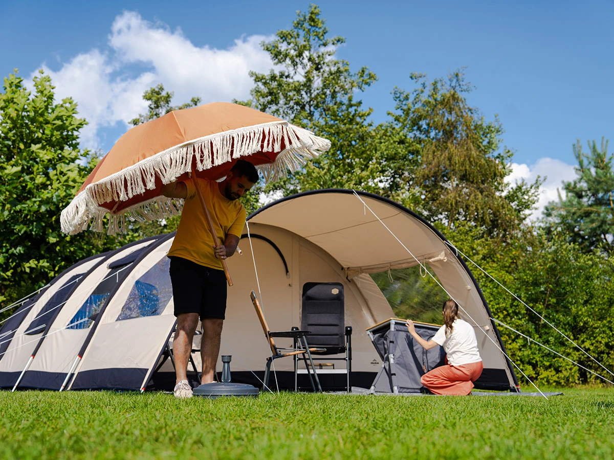 Obelink Ravenna Bamboo Quick campingkast - Grey