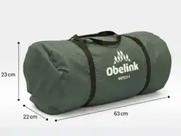 Obelink Napels 4 Poly Vis-à-Vis tunneltent