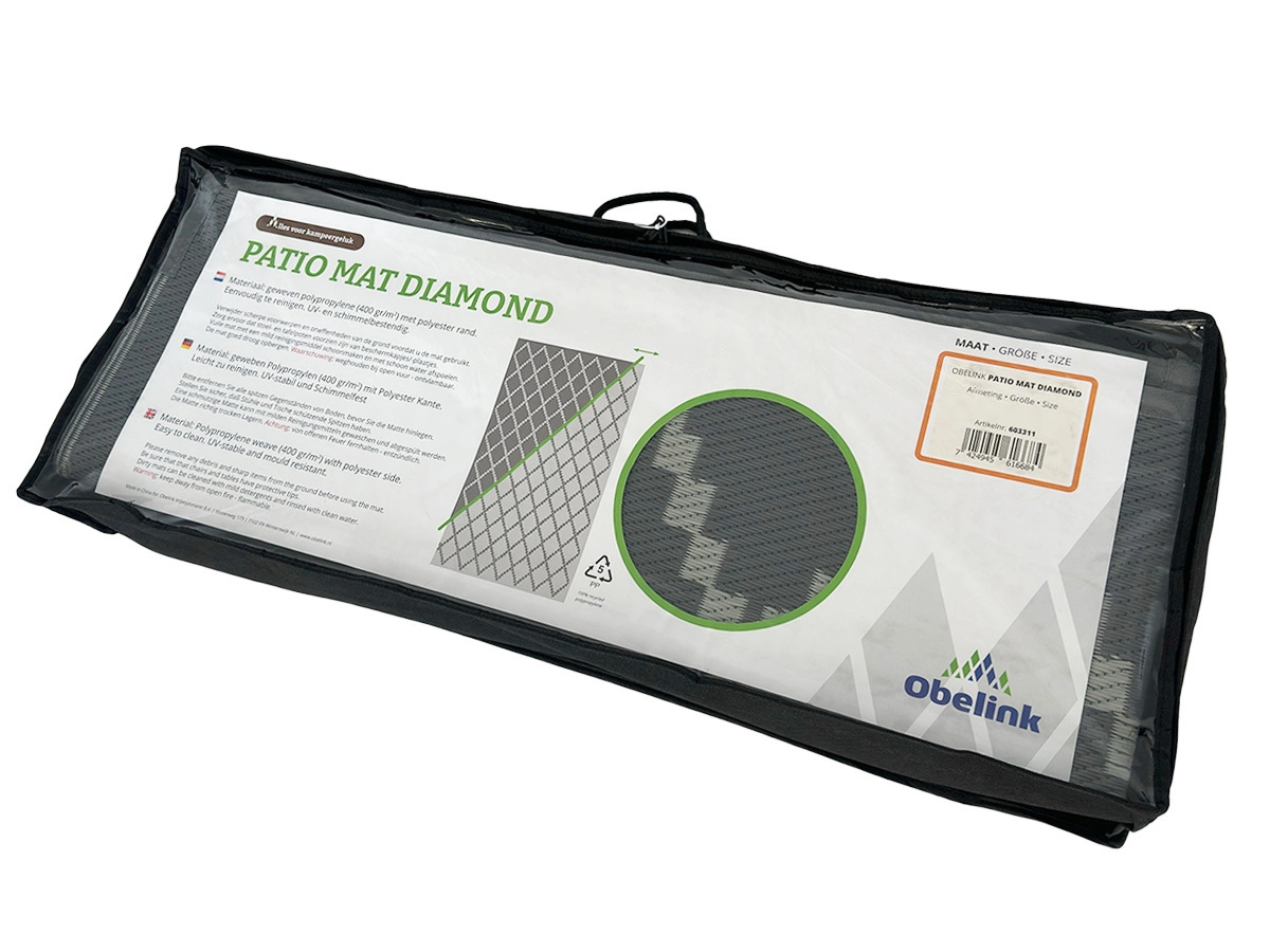 Obelink Patio Mat Diamond 440 x 250 cm tenttapijt