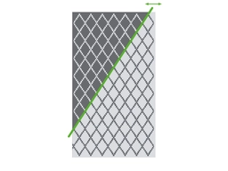 Obelink Patio Mat Diamond 440 x 250 cm tenttapijt