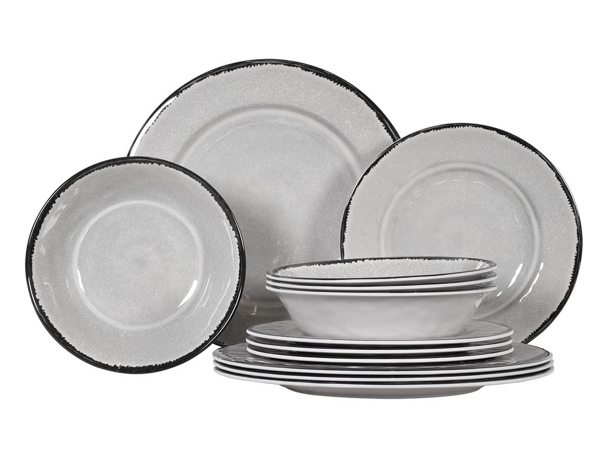 Obelink Premium Stone serviesset - 12-delig