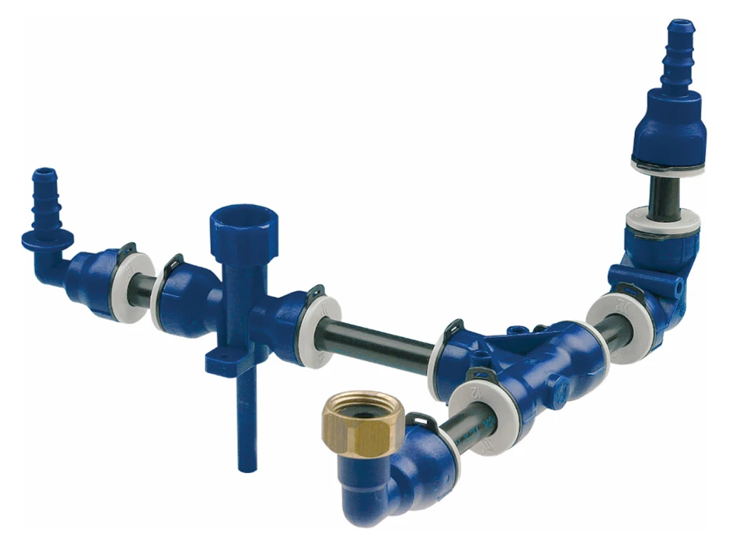 Reich UniQuick verswatersysteem rechte verbinder