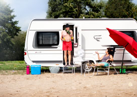 Caravans, campers & vouwwagens