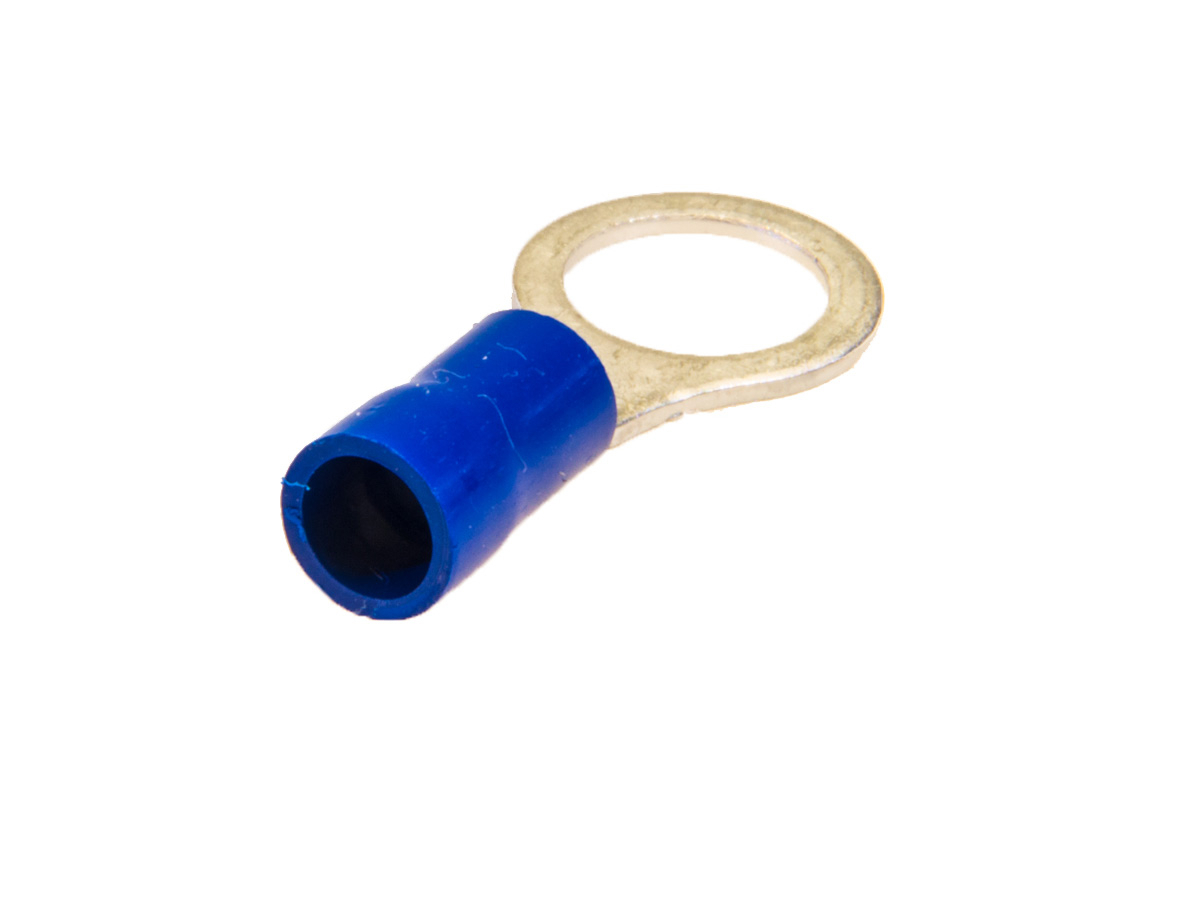 Kabelschoen ring blauw set van 10 stuks