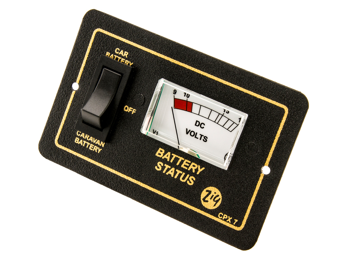 ZIG CPX7 voltmeter met controlepaneel