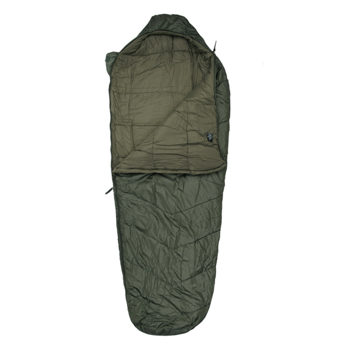 TF-2215 - mummy - slaapzak - modulair 230 x 86 cm - Groen