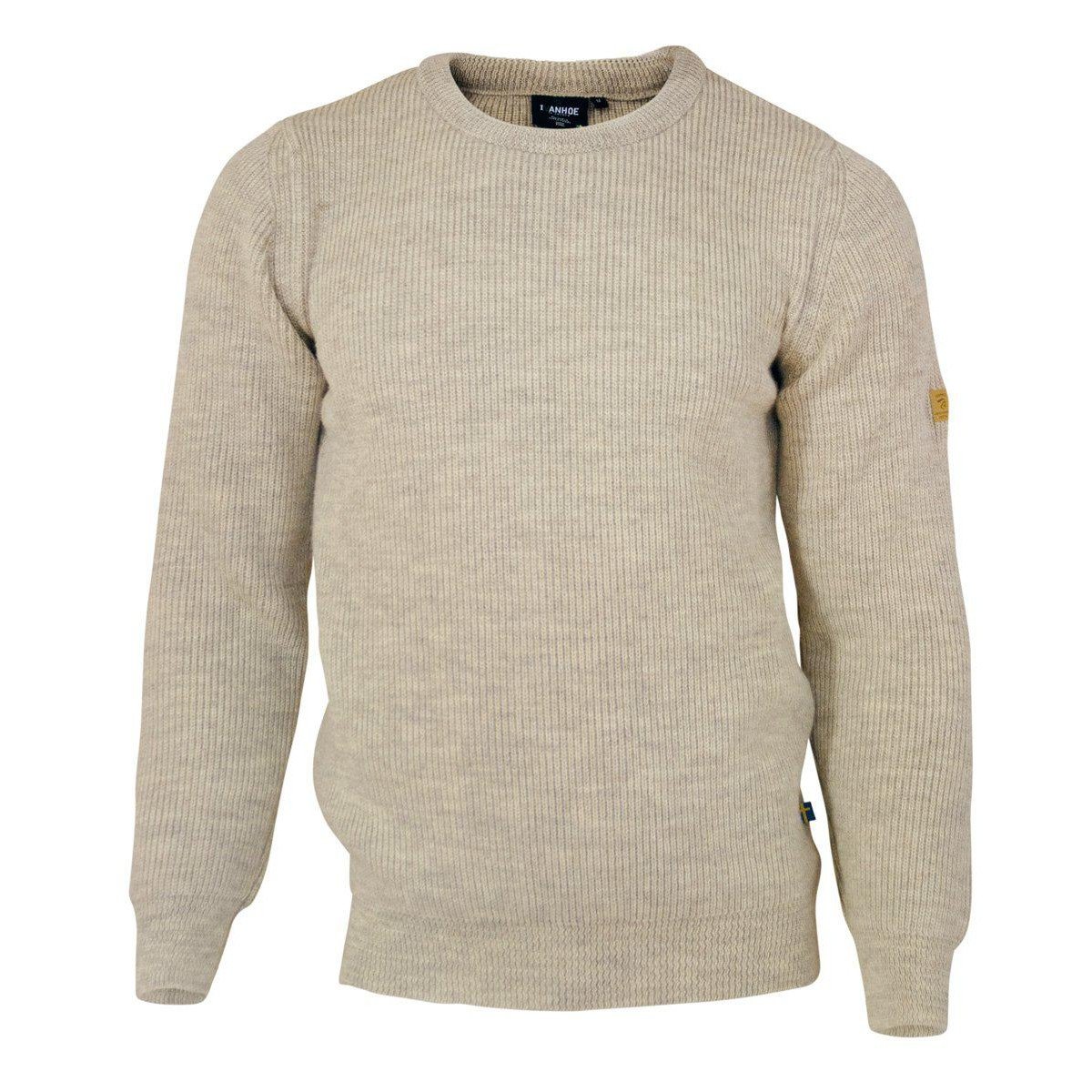 Ivanhoe trui NLS Root Birch ronde hals - 100% zuivere ongeverfde wol - XL