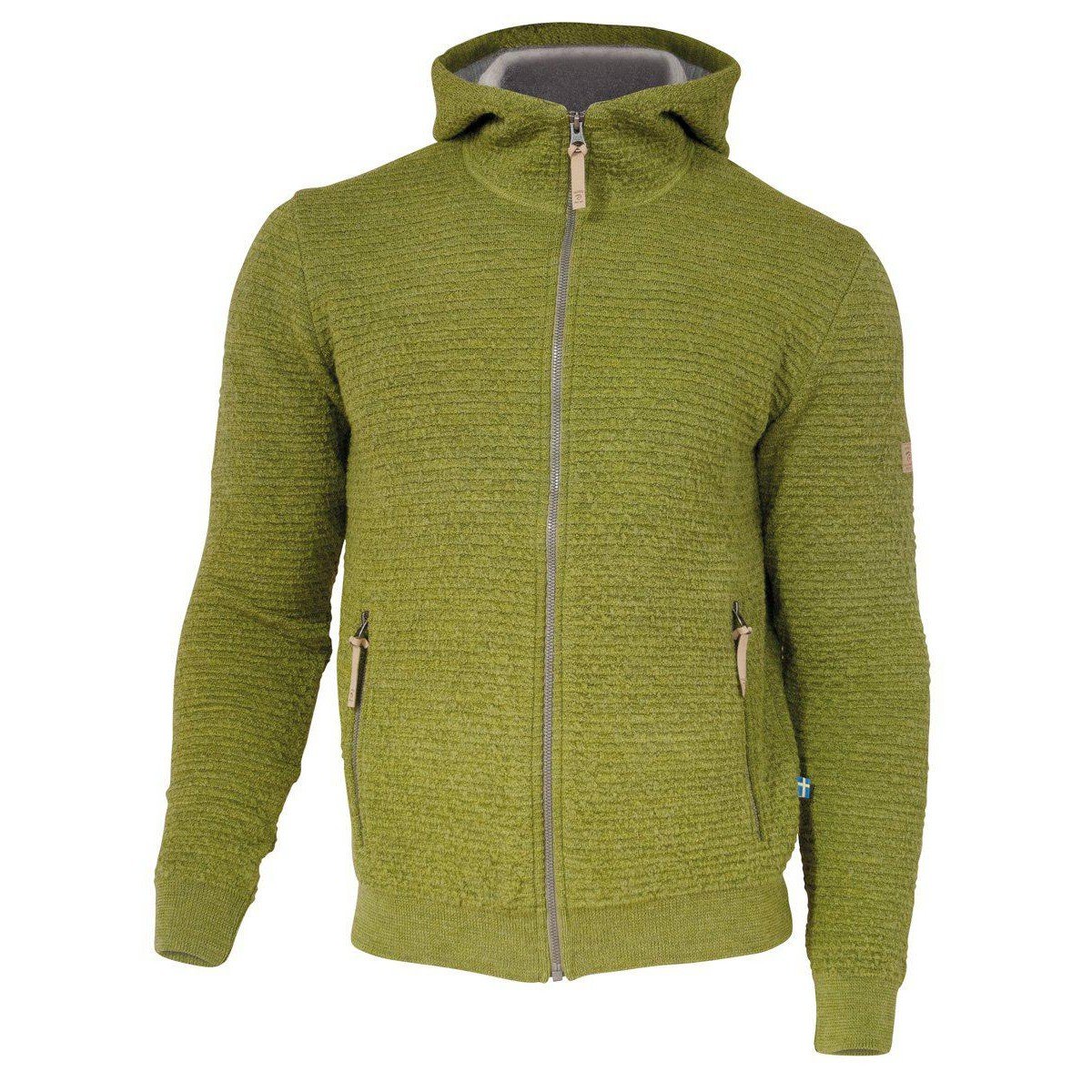 Ivanhoe vest Morel Hood Male voor heren van wol - Oasis Groen - XXL